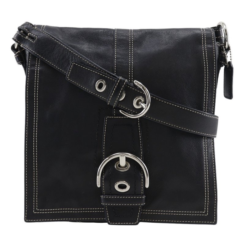【日本直送】コーチ COACH ソーホー ショルダーバッグ 10040 レザー 黒 ユニセックス【中古】 - 側背包/斜背包 - 真皮 黑色