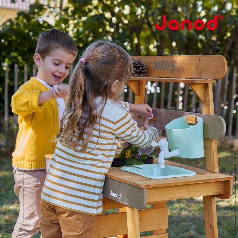 [Janod, France] Nature’s Small Gardening-Garden Experiment Table - ของเล่นเด็ก - ไม้ 