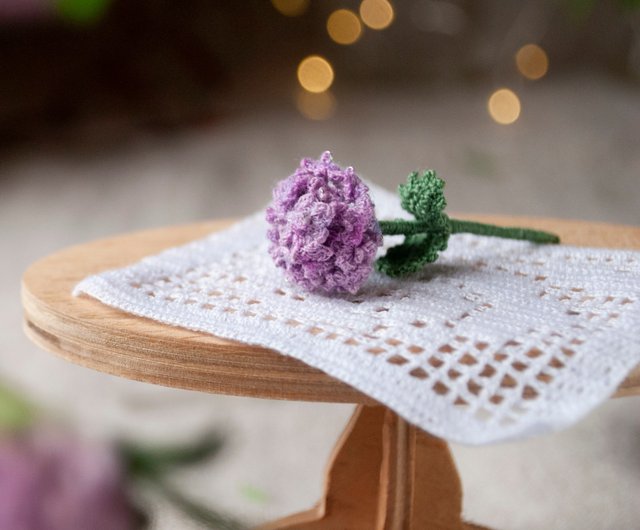 Dollhouse Miniature Flowers- Purple Hydrangeas