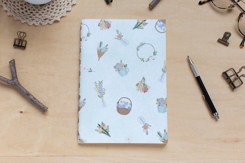 Patterntone Bouquet Hand-stitched Notebook Customized Pattern Handmade Notebook