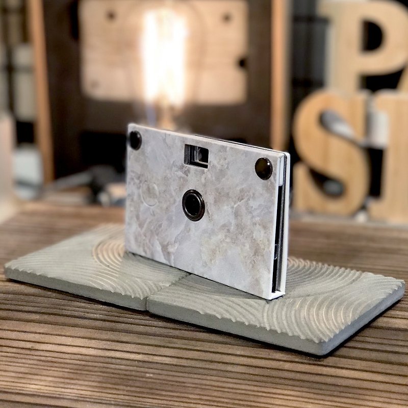 Paper Shoot paper camera,《Stone Pattern》Jade - กล้อง - กระดาษ สีกากี