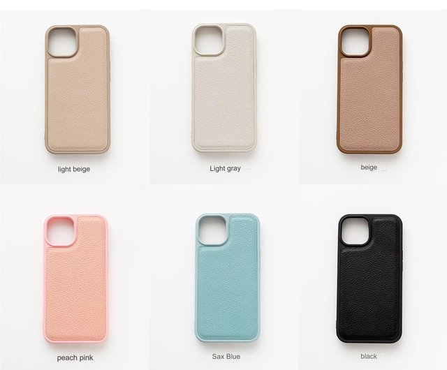 iPhone12/12Proケース (LightGray x Pink) iPhone12/12Proケース (LightGray x Pink)