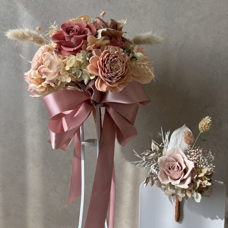 【假日班】永生花藝課程 胸花+新娘捧花 - 植栽/花藝 - 植物．花 