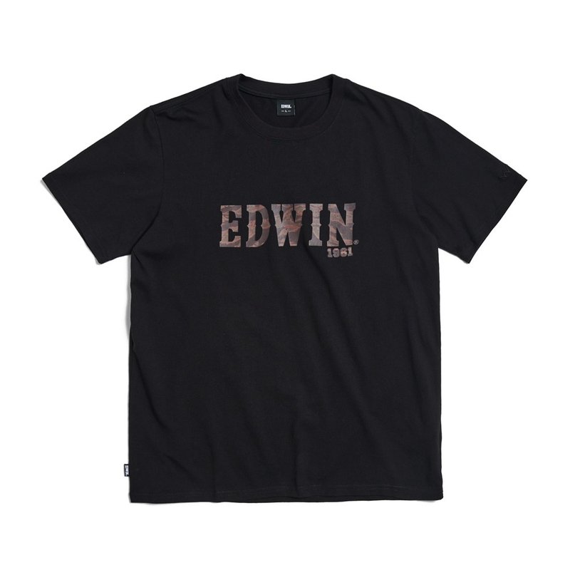 EDWIN Temperature-changing camouflage printed short-sleeved T-shirt - Men's (black) #Top - Men's T-Shirts & Tops - Cotton & Hemp Black