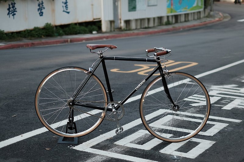 Customized bicycle bicycle bicycle single speed retro old lady car city car gentleman car - จักรยาน - โลหะ สีดำ