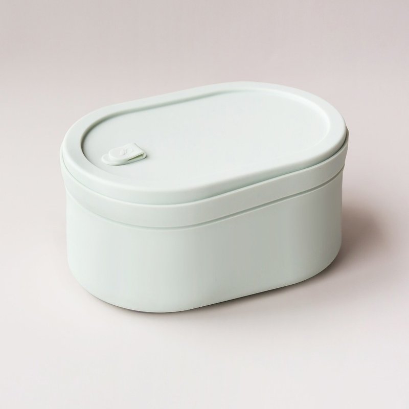 蒸烤微波都可以 |SWANZ 天鵝瓷 芯動便當盒(薄荷綠900ml) - 便當盒/飯盒 - 陶 綠色