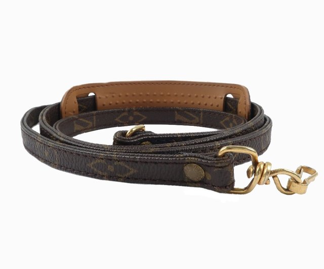 LOUIS VUITTON - 【LOUIS VUITTON】ルイ・ヴィトン モノグラムキャンバス 茶 ユニセックス ショルダーストラップ ルイヴィトン LOUIS VUITTON モノグラム ショルダーストラップ