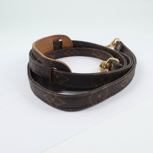 LOUIS VUITTON - 【LOUIS VUITTON】ルイ・ヴィトン モノグラムキャンバス 茶 ユニセックス ショルダーストラップ ルイヴィトン LOUIS VUITTON モノグラム ショルダーストラップ