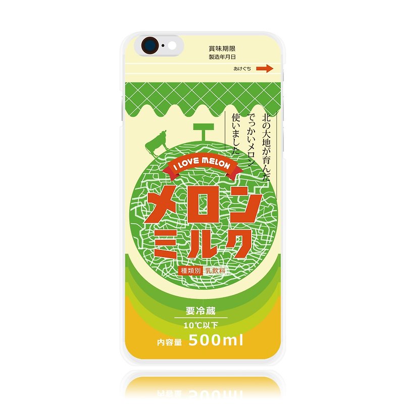 iphone ケース メロン ミルク 牛乳 milk スマホケース - 手機殼/手機套 - 塑膠 綠色