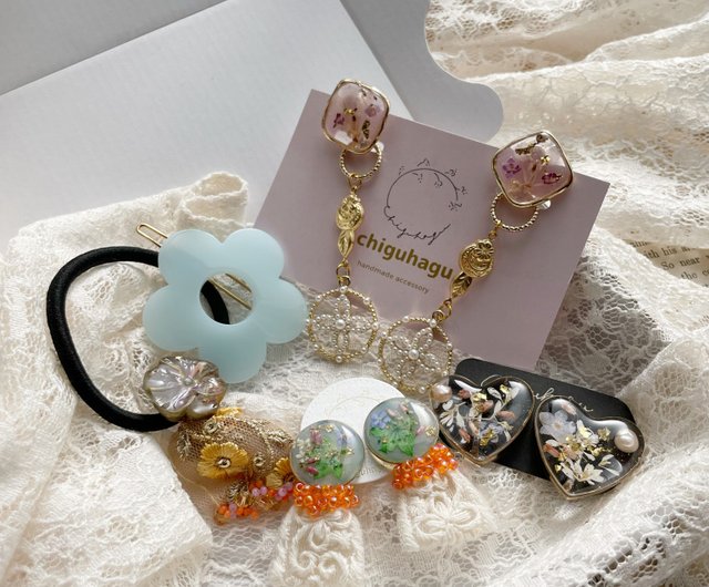 Happy Bag 2024 - Shop chiguhagu Earrings & Clip-ons - Pinkoi