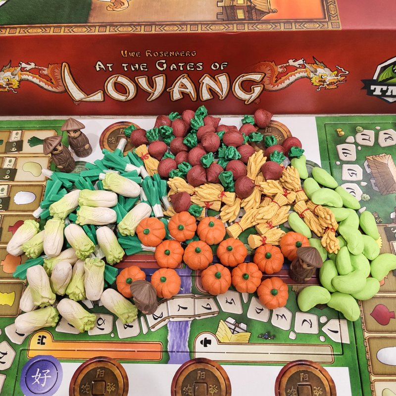 豪華資源代幣與 At the Gates of Loyang 棋盤遊戲相容 - 桌遊/牌卡 - 其他材質 