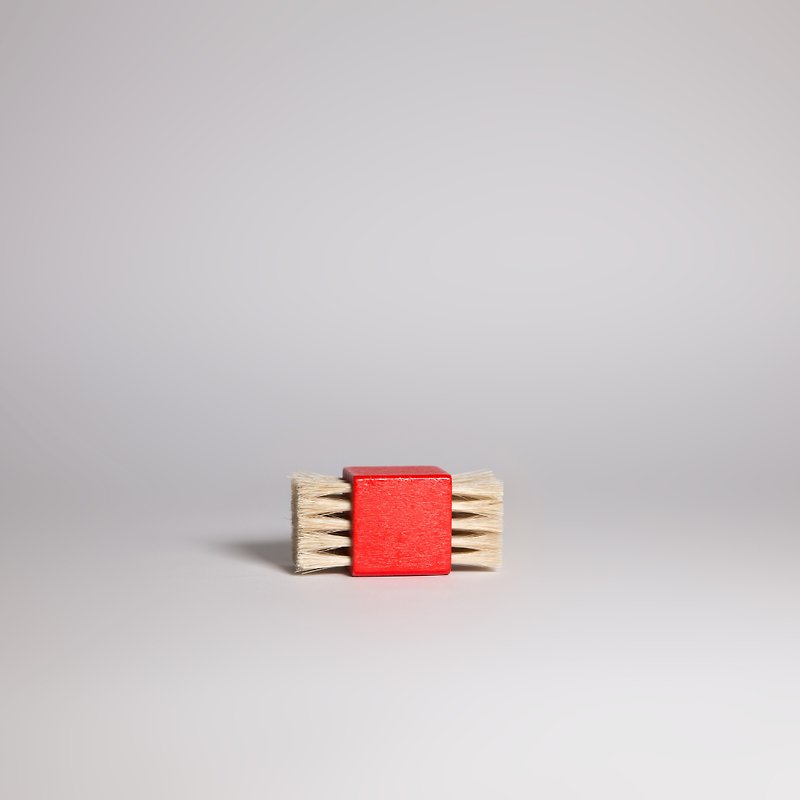 トイブラシ - 置物 - 木製 レッド