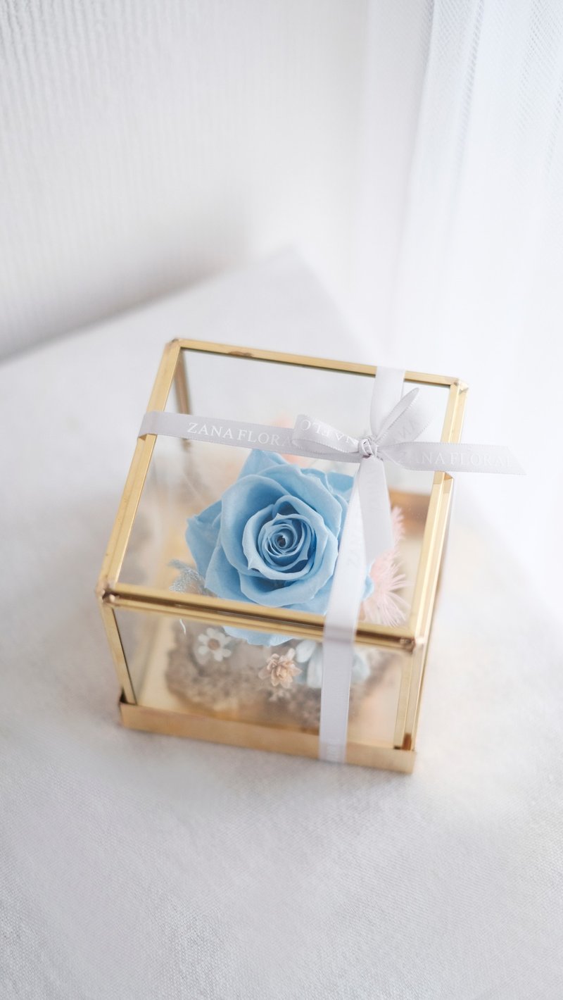 【Eternal Flower Jewelry Box】—First love First Love Blue - Shop ...