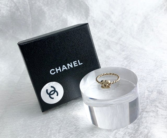 日本直送 名牌中古包 】CHANEL シャネル リング ゴールド ココ