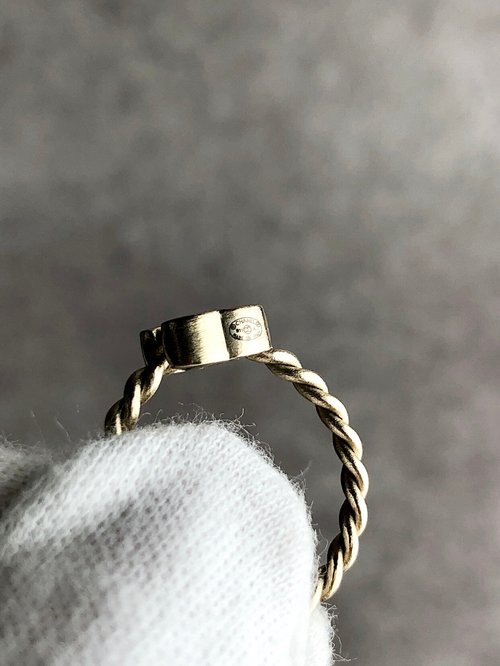 日本直送 名牌中古包 】CHANEL シャネル リング ゴールド ココ