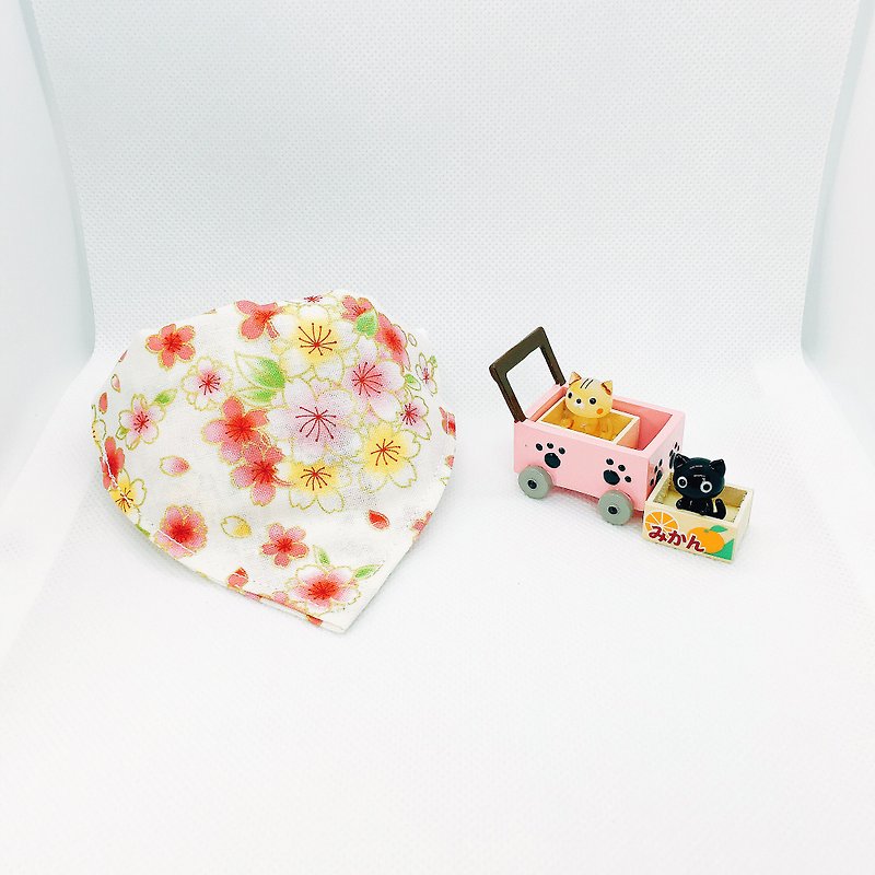 MaoFenBiBi Blossoming Flower - Hokkaido Special Edition - Limited Edition Sold Out - Handmade Scarf - ปลอกคอ - ผ้าฝ้าย/ผ้าลินิน 