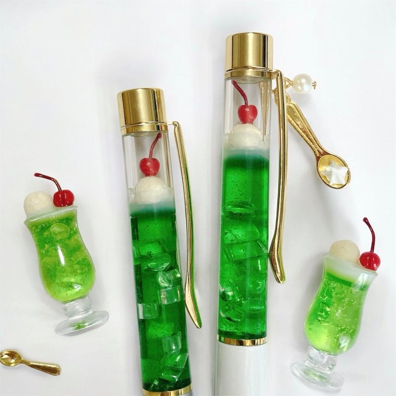 漂浮蘇打造型原子筆 - 原子筆/中性筆 - 樹脂 綠色