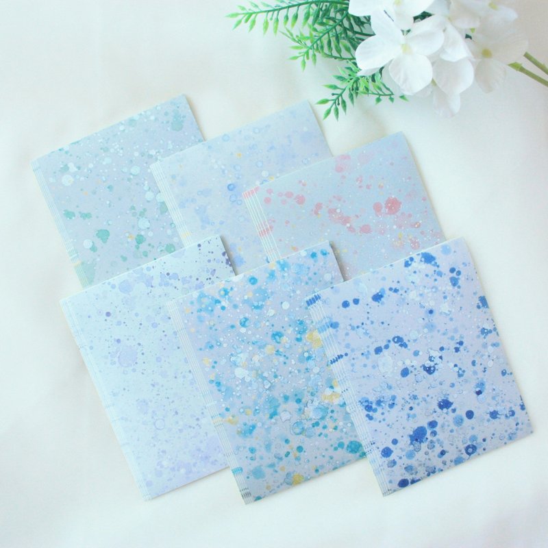 puella_Sensitive pastel ink pearl spread paper sticker - สติกเกอร์ - กระดาษ 