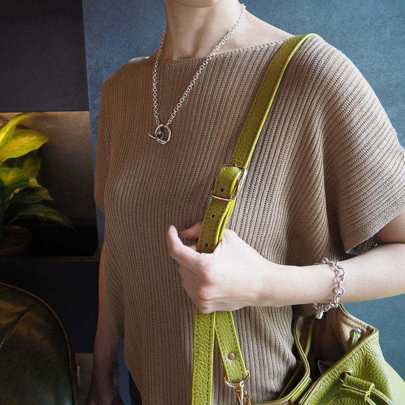 balance earth necklace_平衡地球項鍊 對鍊 情侶鍊 生日禮物 - 項鍊 - 銀 銀色