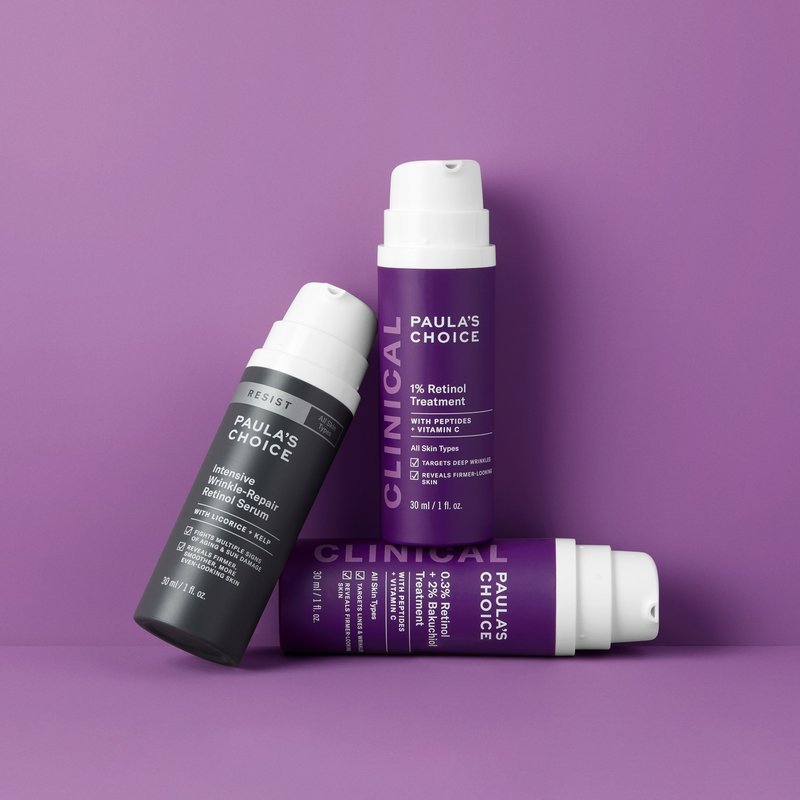 Low, medium and high A-alcohol [Paula's Choice] 0.1%+0.3%+1% A-alcohol essence milk (with brand hardcover paper bag) - Essences & Ampoules - Other Materials Purple