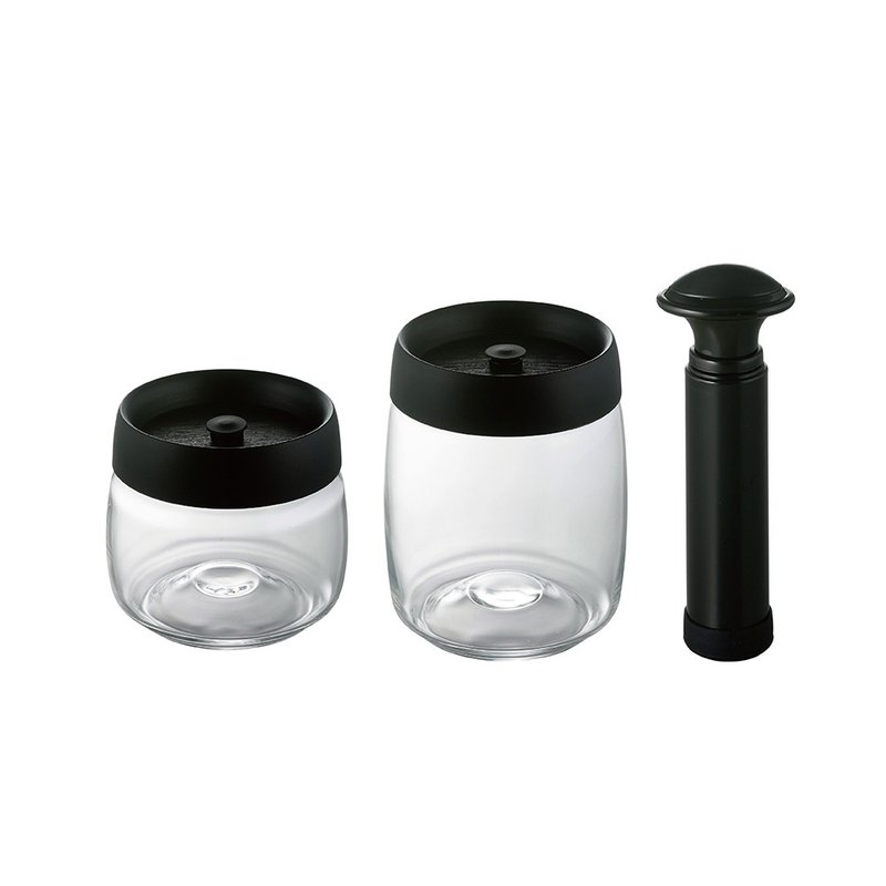 Japan [SALUS Sato Metal] Vacuum Airtight Canister - เครื่องครัว - แก้ว 