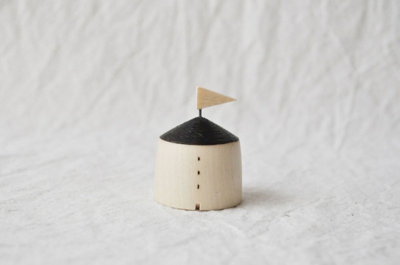 casa 〜旗のたなびく家〜　ちび - 擺飾/家飾品 - 木頭 白色