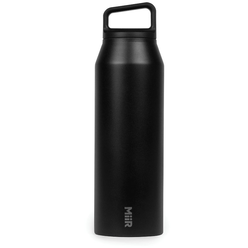 MiiR Vacuum-Insulated (stays hot/cold) Wide Mouth Bottle 42oz/1.2L  Black - Vacuum Flasks - Stainless Steel Black