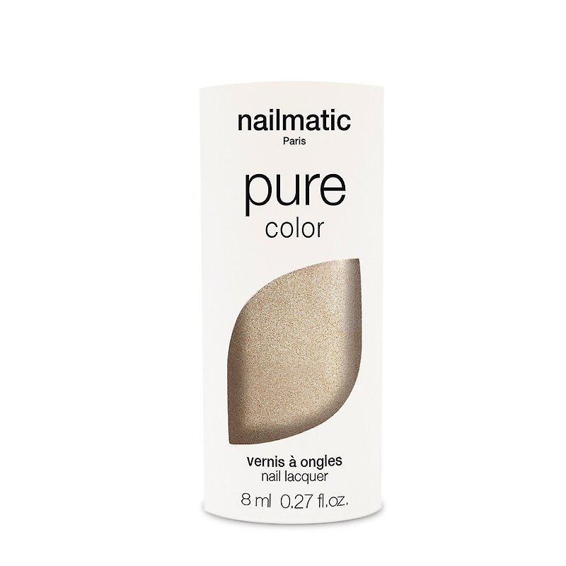 nailmatic Solid Color Bio-Based Classic Nail Polish-GALA-Pearl Gold - Nail Polish & Acrylic Nails - Resin 