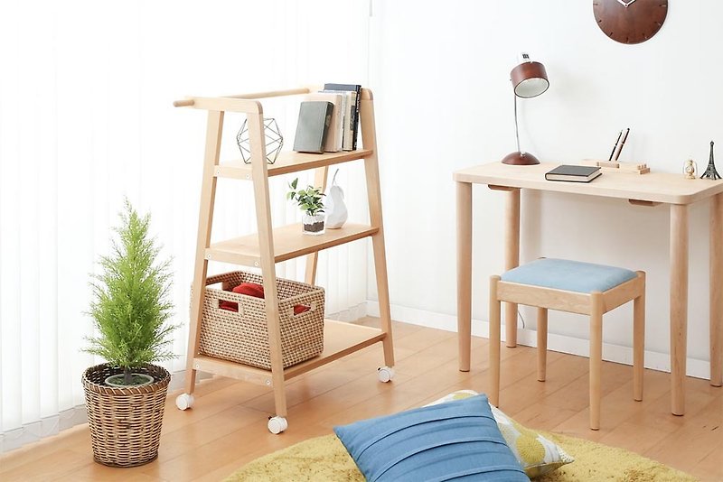 Asahikawa Furniture cosine wagon shelf - Shelves & Baskets - Wood Brown