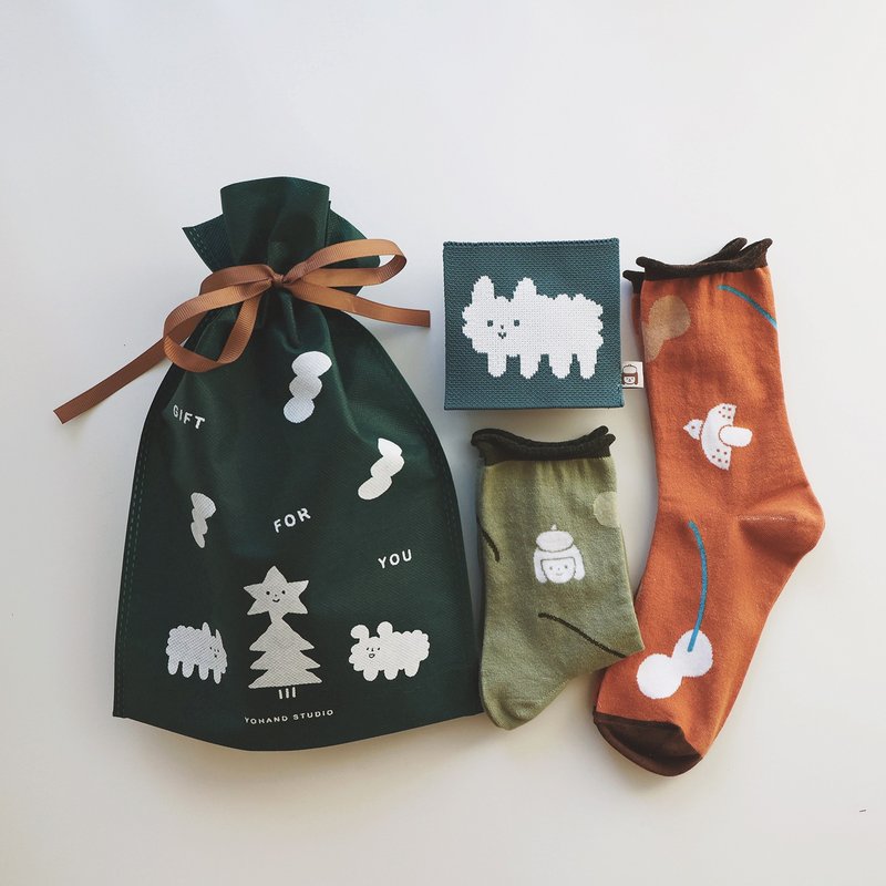 Christmas Limited – Gift Exchange Set (Small) - ถุงเท้า - กระดาษ หลากหลายสี