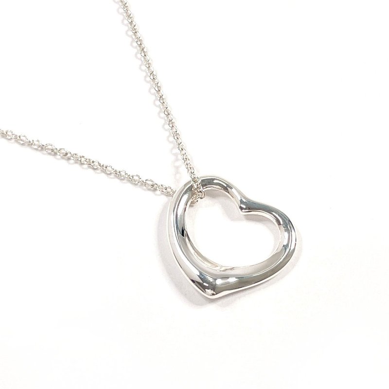【日本直送 中古美品】ティファニー TIFFANY&Co. ネックレス オープンハート エルサペレッティ シルバー925 アクセサリー - 項鍊 - 純銀 銀色