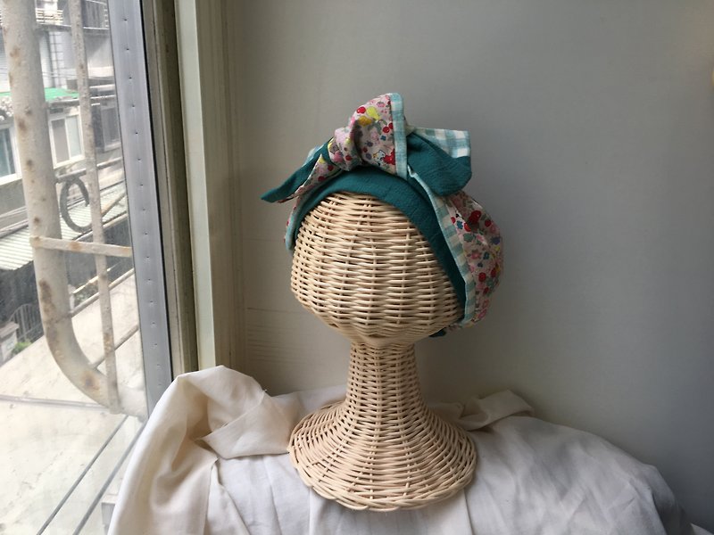 ผ้าฝ้าย/ผ้าลินิน ที่คาดผม - Animal small fruit-Japanese style bandage headband ヘアバンド (the same style can be parent-child)