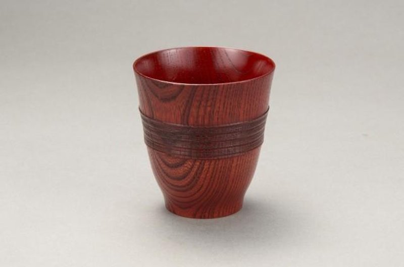Keyaki Cup 200 Akane - แก้วมัค/แก้วกาแฟ - ไม้ สีแดง