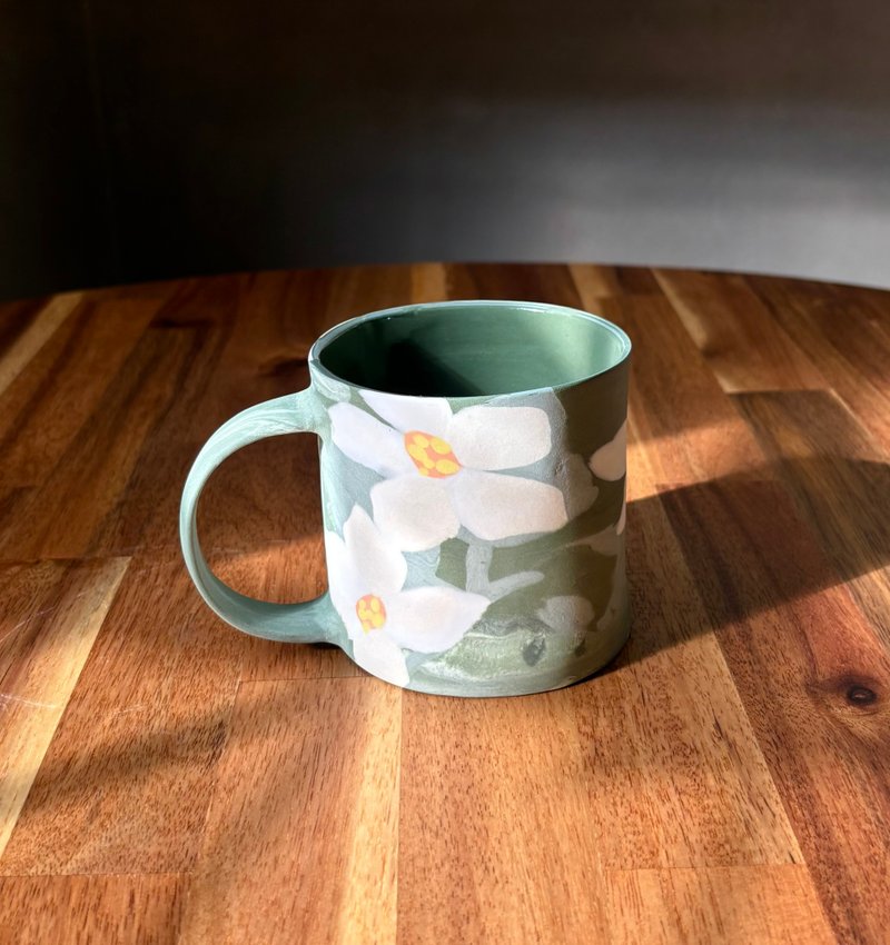 草莓花咖啡杯 - 咖啡杯 - 瓷 