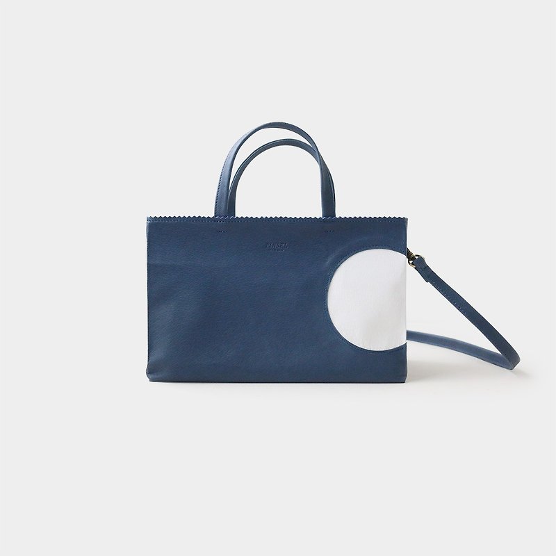 pathfinder tote (mini) : navy - Handbags & Totes - Genuine Leather Blue