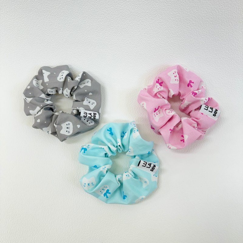 Cat scrunchie Hair Strap - เครื่องประดับผม - ผ้าฝ้าย/ผ้าลินิน หลากหลายสี