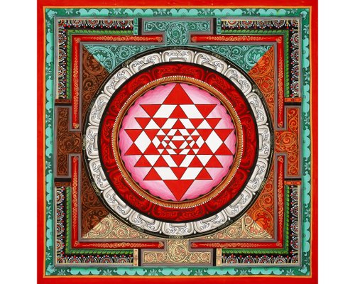 この強力な神聖な芸術作品である曼荼羅は、エネルギーと霊的成長を調和