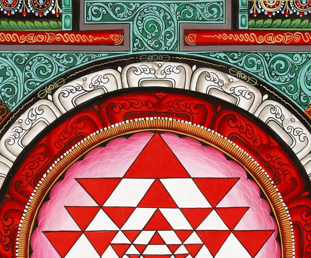 この強力な神聖な芸術作品である曼荼羅は、エネルギーと霊的成長を調和