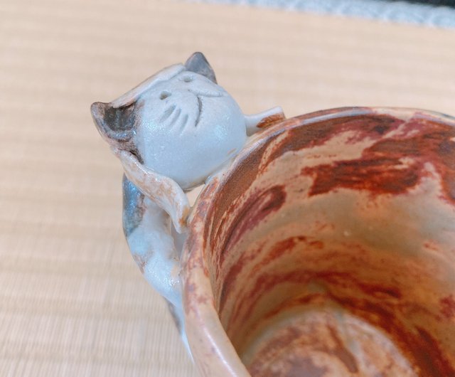 日本の猫妖怪 猫又マグカップver.2 妖怪陶器 - ショップ ガラダ堂