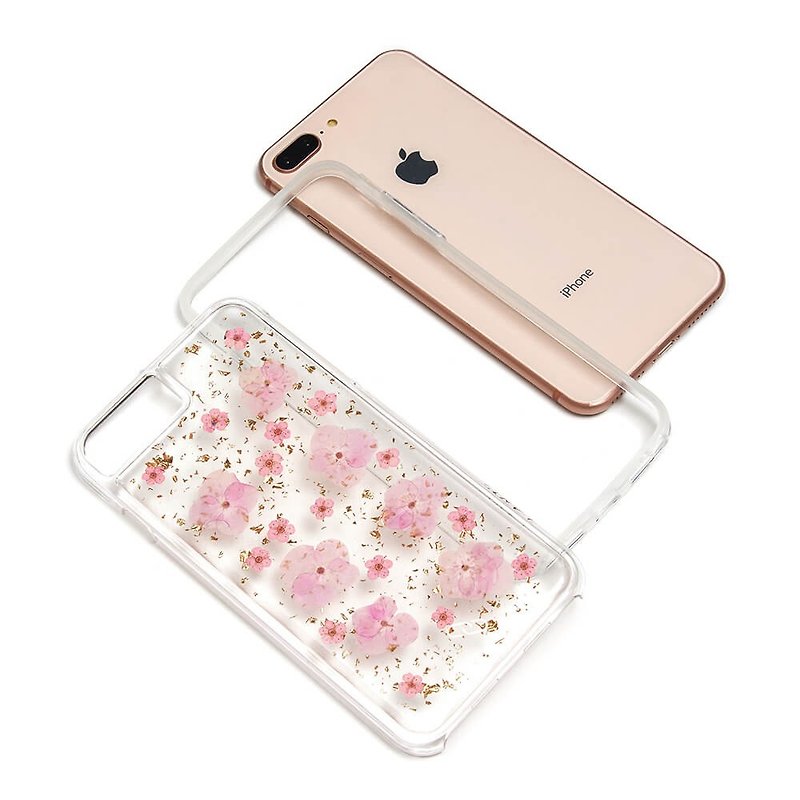 Pink dry hydrangea mobile phone case - Phone Cases - Plants & Flowers Pink