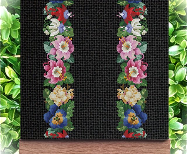 Vintage Cross Stitch Scheme Pattern flowers - PDF Embroidery Scheme - Shop  CreativeStudioElenka Knitting, Embroidery, Felted Wool & Sewing - Pinkoi