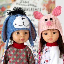 人形用ニット帽PaolaReina、Siblies、Corolle、Little Darling 人形用ニット帽PaolaReina、Siblies、Corolle、Little Darling