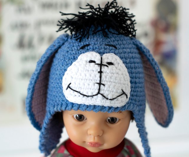 パオラ・レイナ人形用のピグレットとロバの帽子、メドウドールズ