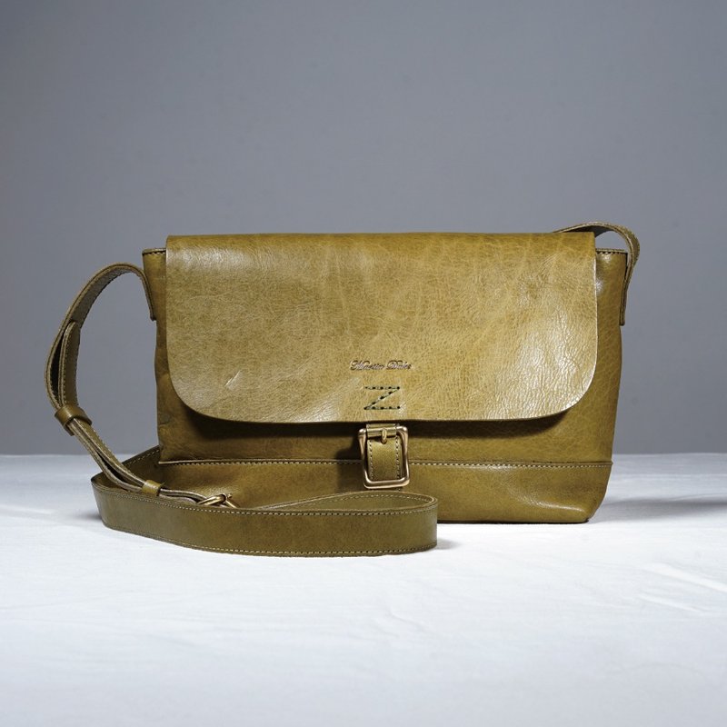 【Urban Collection】日常系列 都會質旅斜背包 - 側背包/斜背包 - 真皮 多色