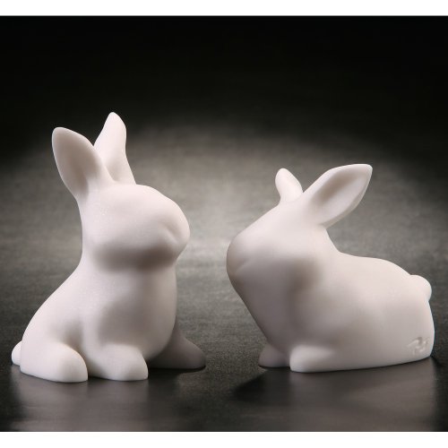 石製ウサギ石像^^ Amazon.co.jp: 1pc 人工異なる色オパール石動物の置物彫刻