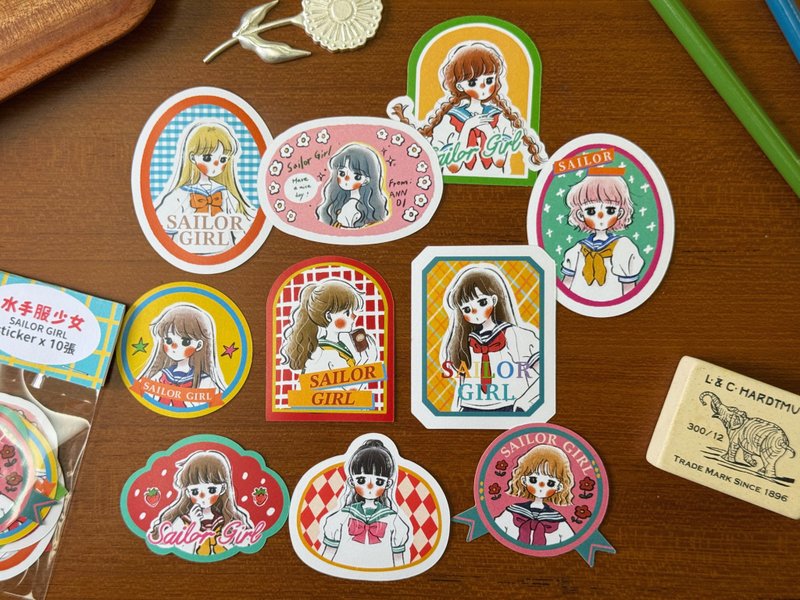 Sailor Girl Sticker Pack 3rd Edition - Stickers - Paper 