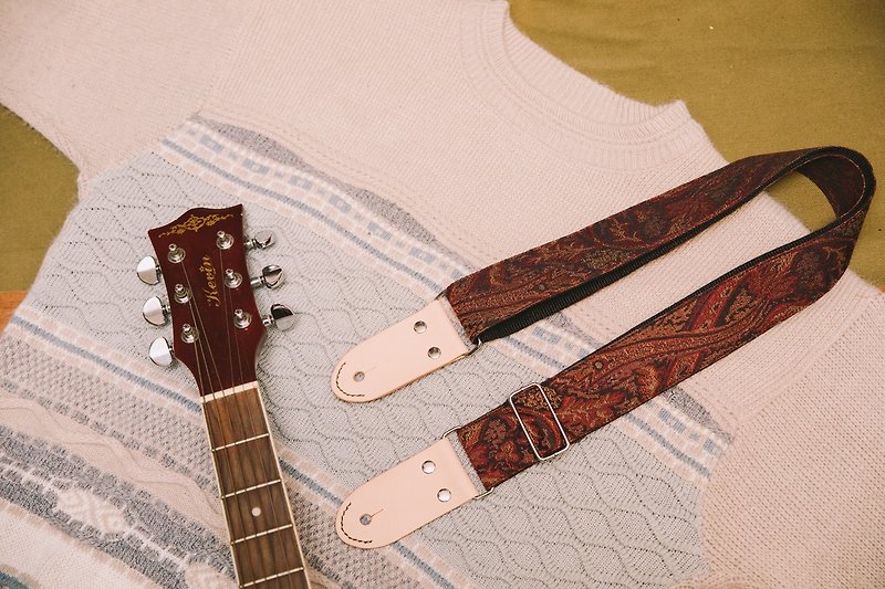 微笑吉他背帶 //變形蟲時代// Guitar strap - 吉他配件 - 其他材質 