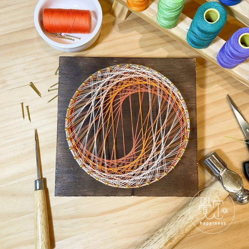 Stringart 藝術作品 - 擺飾/家飾品 - 其他材質 多色