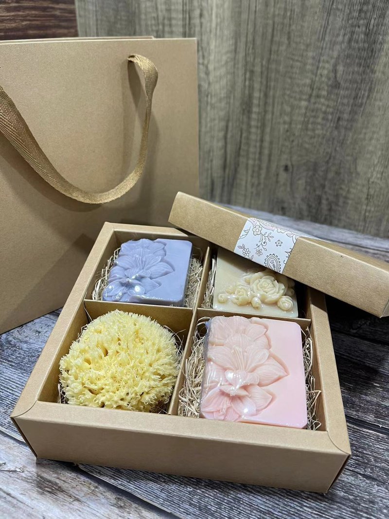 4 compartments gift box packaging service - วัสดุห่อของขวัญ - กระดาษ หลากหลายสี