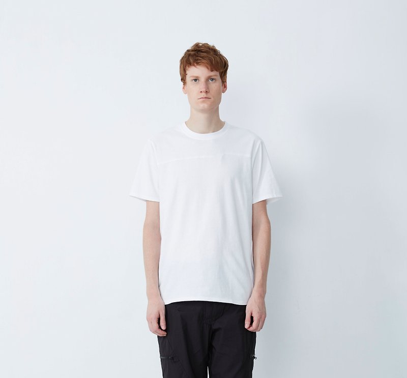Good Night Traveler-Collagen Tee-White - Men's T-Shirts & Tops - Other Materials White